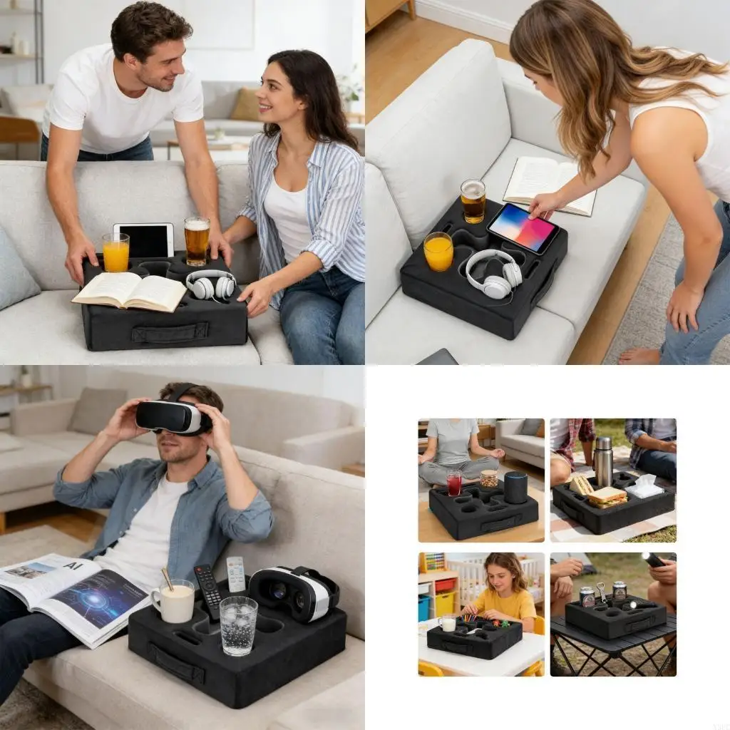 Easy Assembly Pliable Drink Owner for Couch Armrest Storage Tray Permanent X3UC
Easy Assembly Pliable Drink Owner for Couch Armrest Storage Tray Permanent X3UC