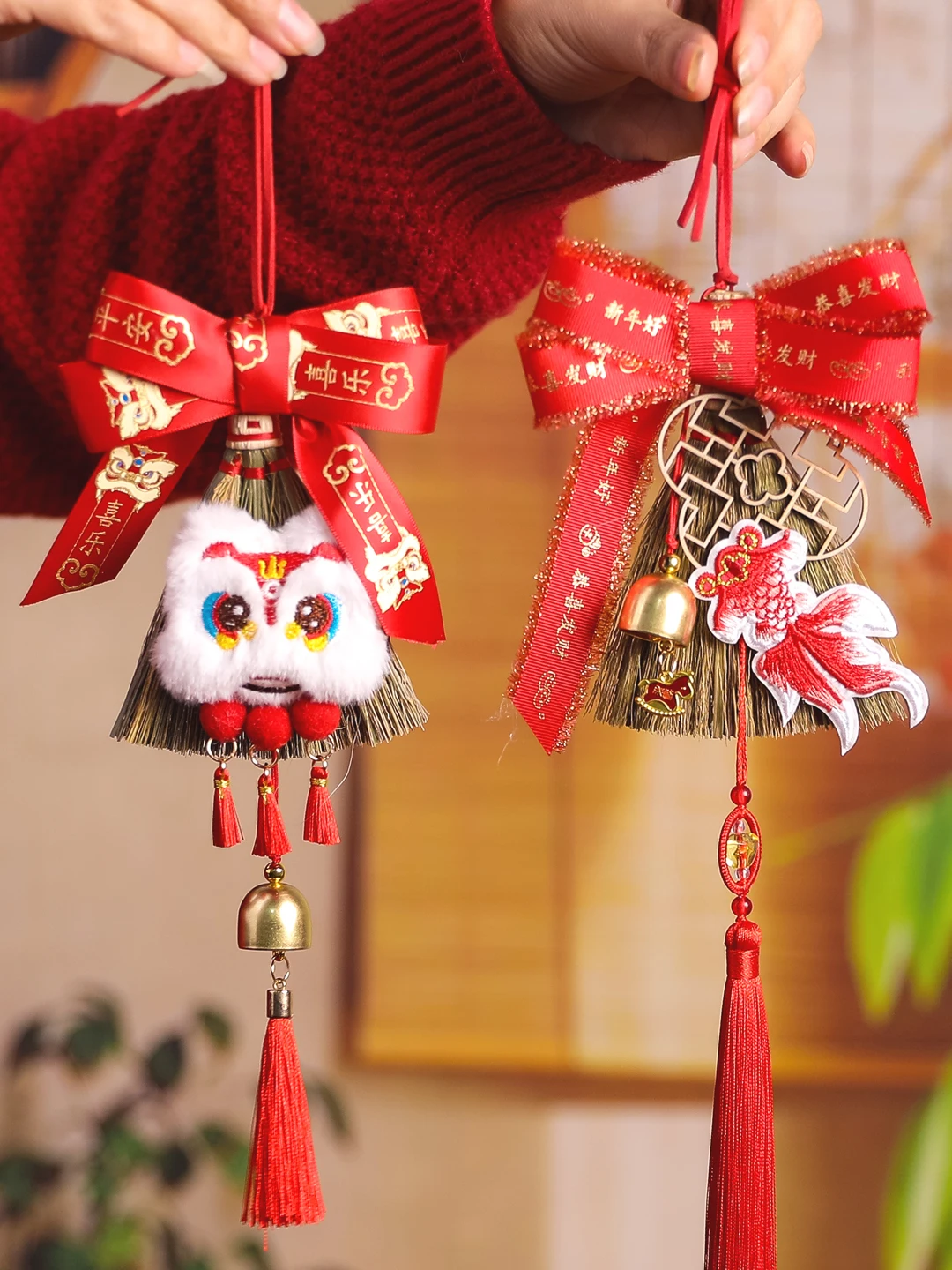 2026 New Year Decorations Lion Wake up Lucky Charm Festive Atmosphere Hanging Ornament Chinese New Year Celebration Supplies
2026 New Year Decorations Lion Wake up Lucky Charm Festive Atmosphere Hanging Ornament Chinese New Year Celebration Supplies