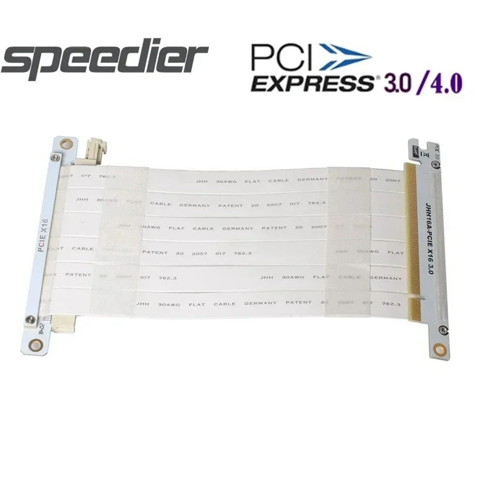 PCI-E 4.0 3.0 x16 Double Reverse Male/Female Graphics Card Black/White Extension Cable Gen 4/3 Flexible ITX A4 GPU Riser Adapter
PCI-E 4.0 3.0 x16 Double Reverse Male/Female Graphics Card Black/White Extension Cable Gen 4/3 Flexible ITX A4 GPU Riser Adapter