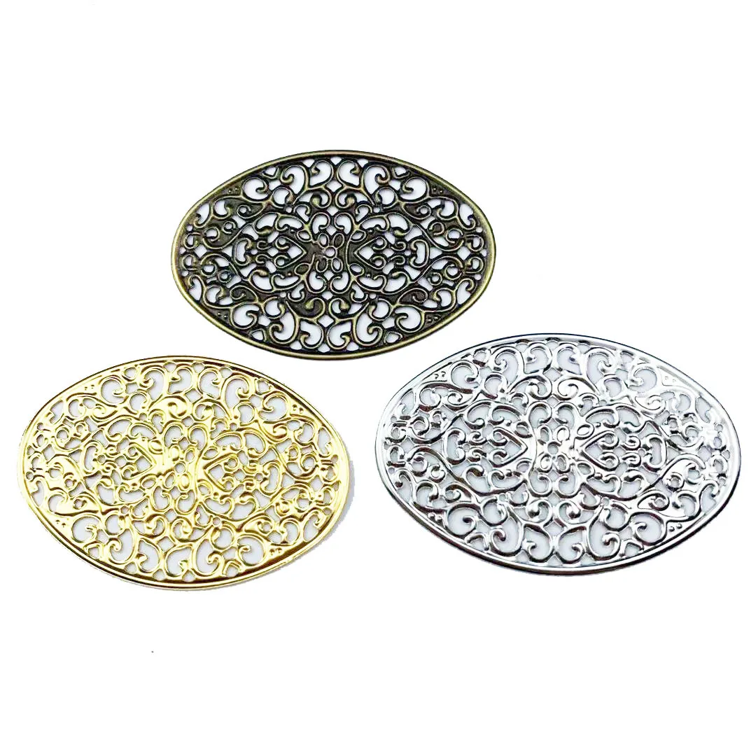 100pcs Metal Hollow 37*55mm OVal Flower Film Beads For Sewing Cosplay Costume Ancient Bride Hair Headwear Bag Clothes Decoration
100pcs Metal Hollow 37*55mm OVal Flower Film Beads For Sewing Cosplay Costume Ancient Bride Hair Headwear Bag Clothes Decoration