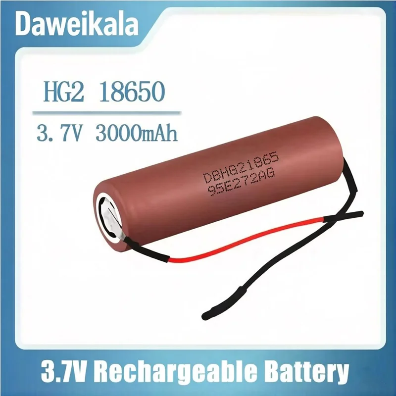 Новая батарея Daweikala HG2 18650 3000 мАч, 18650HG2 3.6В, разряд 20А, специально для аккумуляторов HG2 + DIY Linie
Новая батарея Daweikala HG2 18650 3000 мАч, 18650HG2 3.6В, разряд 20А, специально для аккумуляторов HG2 + DIY Linie