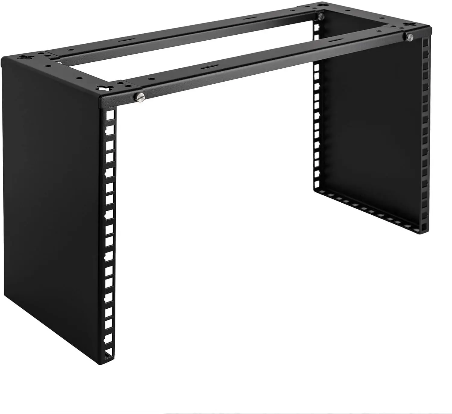 4U Wall Mount Network Rack - Patch Panel Bracket for Server and Network Equipment – 11.25 inch Deep – Heavy Duty 150lbs Capacity
4U Wall Mount Network Rack - Patch Panel Bracket for Server and Network Equipment – 11.25 inch Deep – Heavy Duty 150lbs Capacity