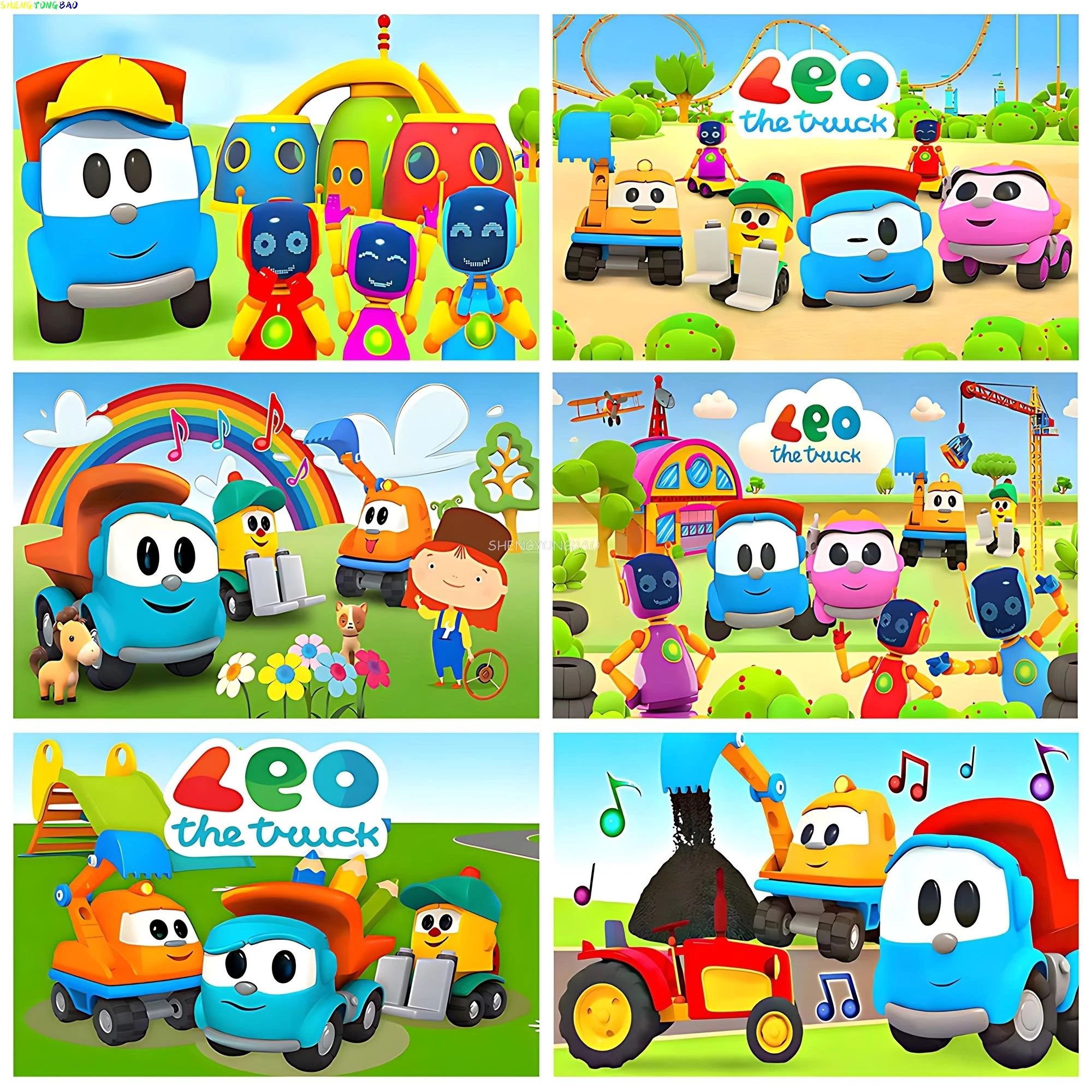 Cartoon Car Leo Photography Backdrops The truck Children Birthday Party Decoration Baby Shower Early Gift Photo Background DY-01
Cartoon Car Leo Photography Backdrops The truck Children Birthday Party Decoration Baby Shower Early Gift Photo Background DY-01