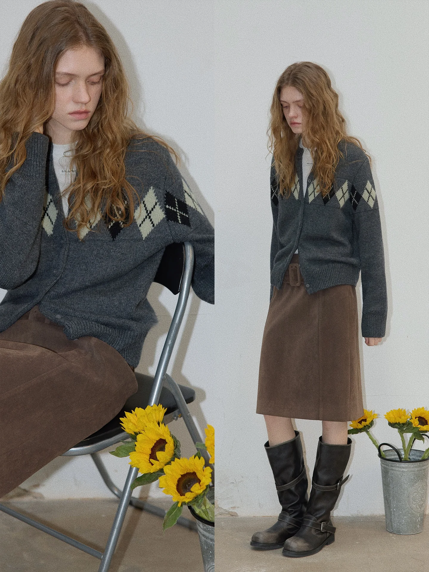 Корейский вязаный свитер BMLT свободного кроя с ромбовидным узором, цветными блоками, эффектом похудения, длинными рукавами, круглым вырезом, теплый кардиган для женщин
Корейский вязаный свитер BMLT свободного кроя с ромбовидным узором, цветными блоками, эффектом похудения, длинными рукавами, круглым вырезом, теплый кардиган для женщин