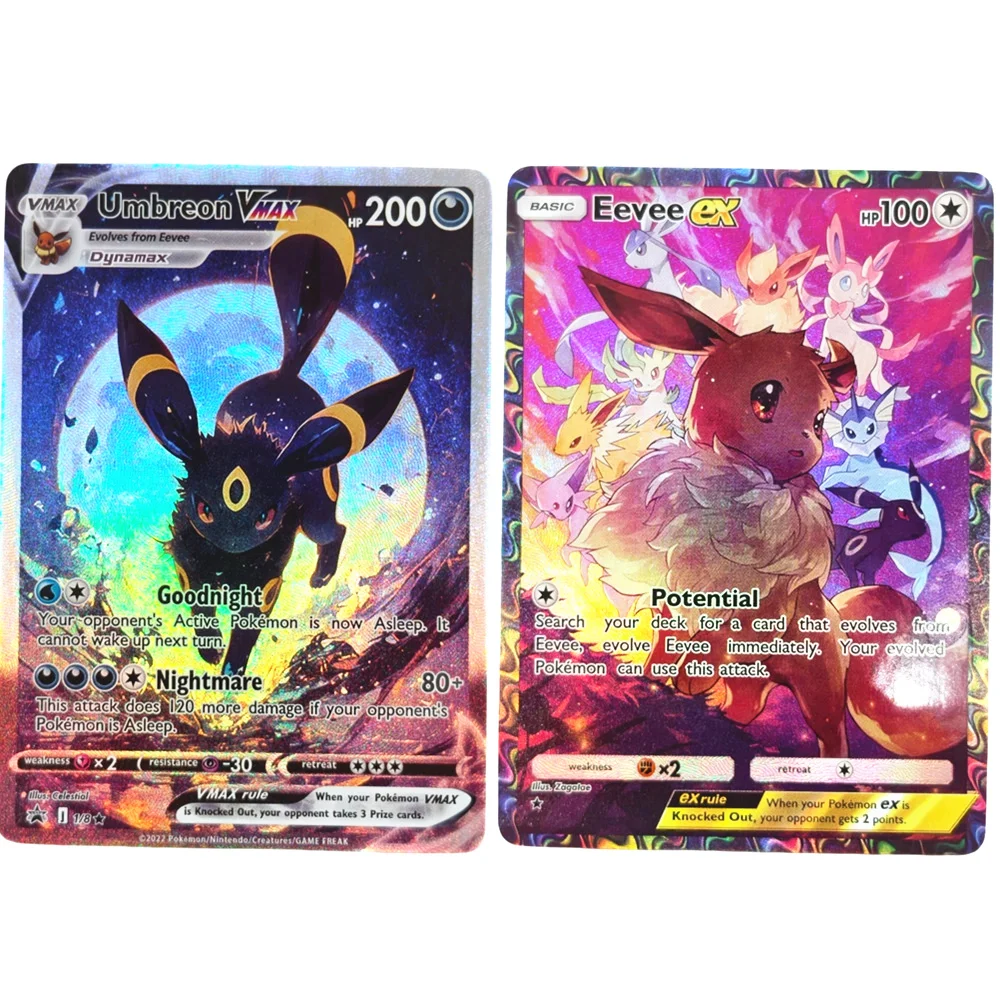 DIY PTCG Pocket Umbreon Vmax EEVEE EX TCG Game Collection Card
DIY PTCG Pocket Umbreon Vmax EEVEE EX TCG Game Collection Card