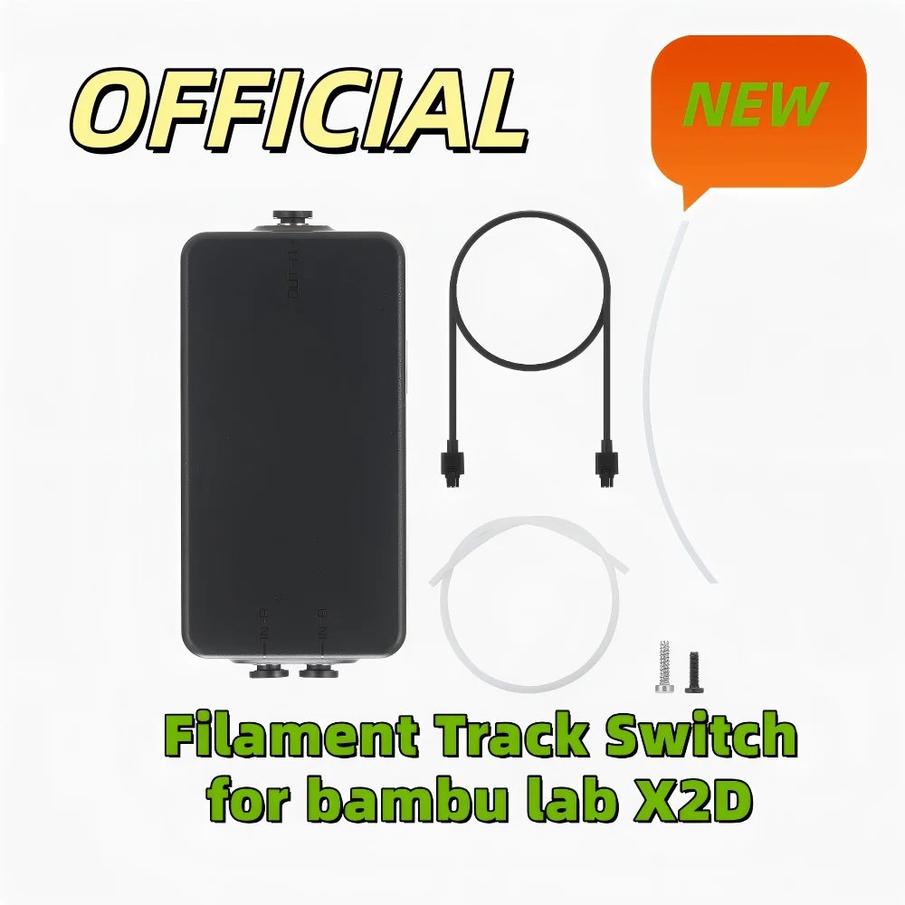 Переключатель для подачи филамента для Bambu Lab X2D, оригинальный конвертер филамента, аксессуар для 3D-принтера, запасные части для Bambu Lab X2D
Переключатель для подачи филамента для Bambu Lab X2D, оригинальный конвертер филамента, аксессуар для 3D-принтера, запасные части для Bambu Lab X2D