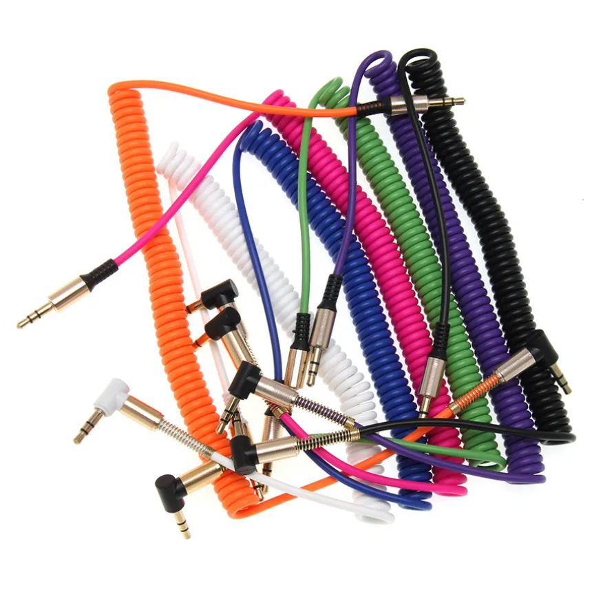 100pcs Spring 3.5mm Jack Aux Audio Cable Gold Plug AUX Cord for Phone Car Speaker MP3/4 Headphone 
100pcs Spring 3.5mm Jack Aux Audio Cable Gold Plug AUX Cord for Phone Car Speaker MP3/4 Headphone