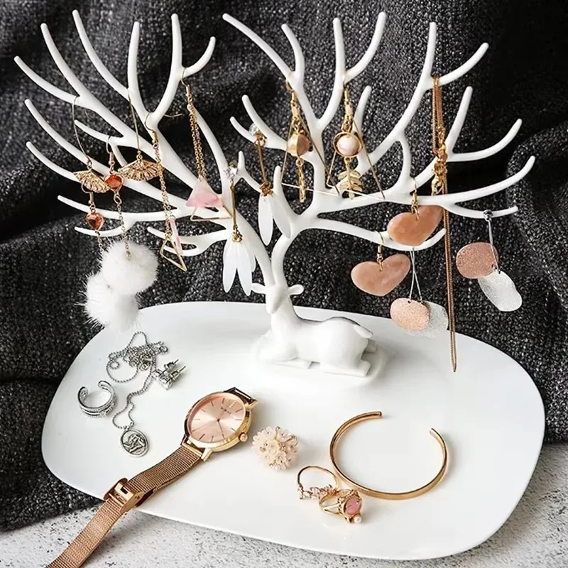 Antler Jewelry Display Stand Tray Tree Storage Racks Earrings Necklaces Rings Jewelry Boxes Case Desktop Organizer Make Up Decor
Antler Jewelry Display Stand Tray Tree Storage Racks Earrings Necklaces Rings Jewelry Boxes Case Desktop Organizer Make Up Decor