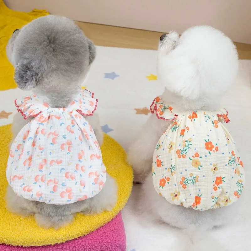 New Sweet Cat Dog Dress Summer Flying Sleeve Print Clothes Girls Dog Clothes For Small Medium Dogs Chiwawa White Pet Shirt Skirt
New Sweet Cat Dog Dress Summer Flying Sleeve Print Clothes Girls Dog Clothes For Small Medium Dogs Chiwawa White Pet Shirt Skirt
