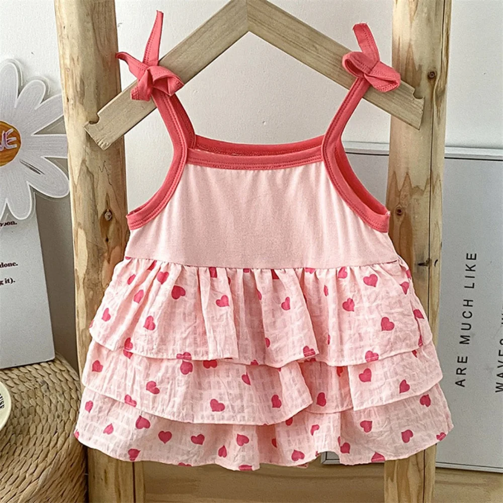 Newborn Baby Girl Dress Summer Cotton Sleeveless Print Strap Dresses for Girls 1 year Birthday Dresss Infant Baby Clothing
Newborn Baby Girl Dress Summer Cotton Sleeveless Print Strap Dresses for Girls 1 year Birthday Dresss Infant Baby Clothing