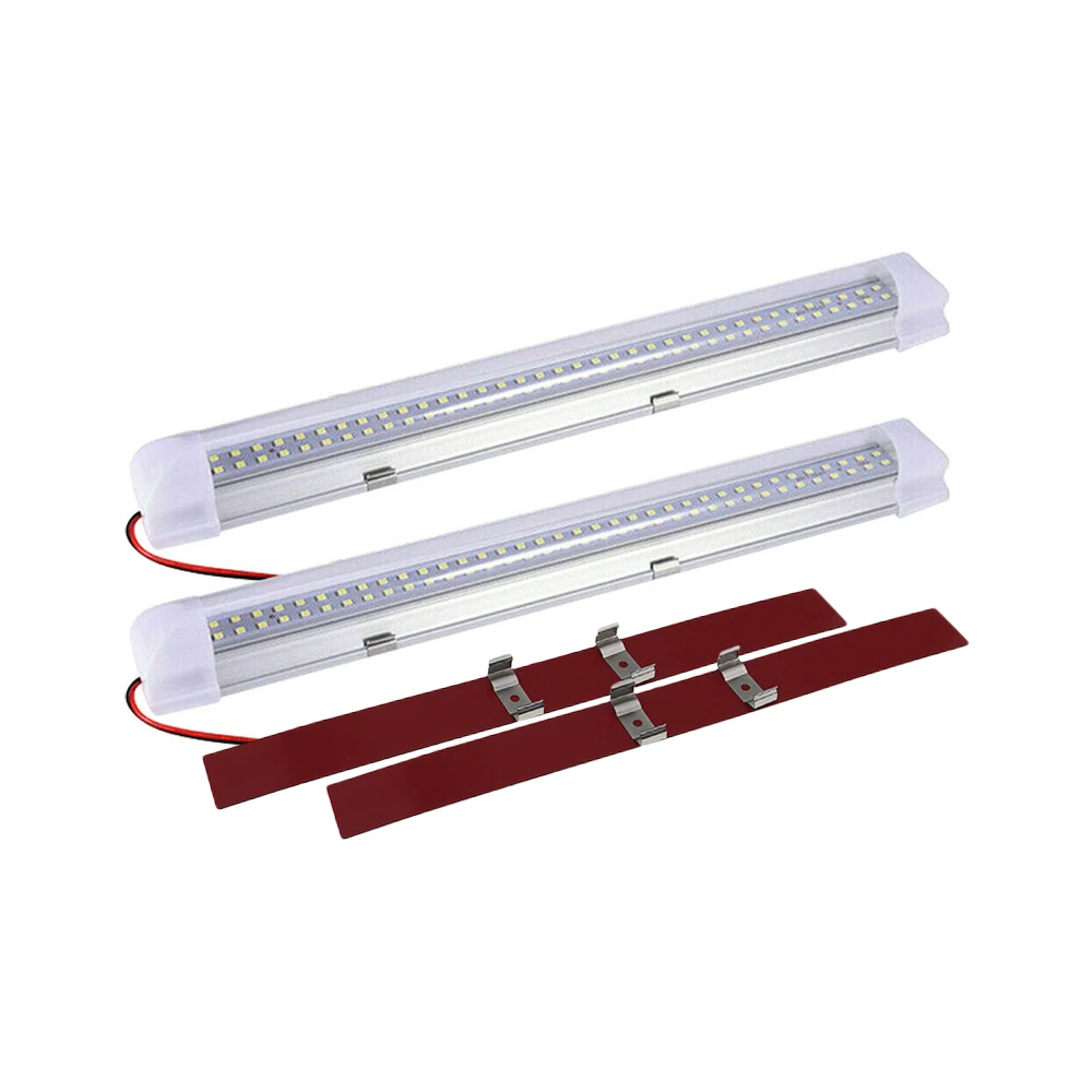 DC 12-85V Car Ceiling Light Car Interior Roof Light Truck Trailer Car Van Camper 72 LED White Light Tube with Switch
DC 12-85V Car Ceiling Light Car Interior Roof Light Truck Trailer Car Van Camper 72 LED White Light Tube with Switch