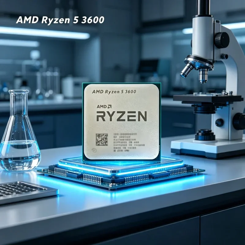 AMD 6 Core 12 Thread High Frequency CPU AMD Ryzen 5 3600 4.4GHz AM4 Socket Unlocked Processor Optimized for PC Games
AMD 6 Core 12 Thread High Frequency CPU AMD Ryzen 5 3600 4.4GHz AM4 Socket Unlocked Processor Optimized for PC Games