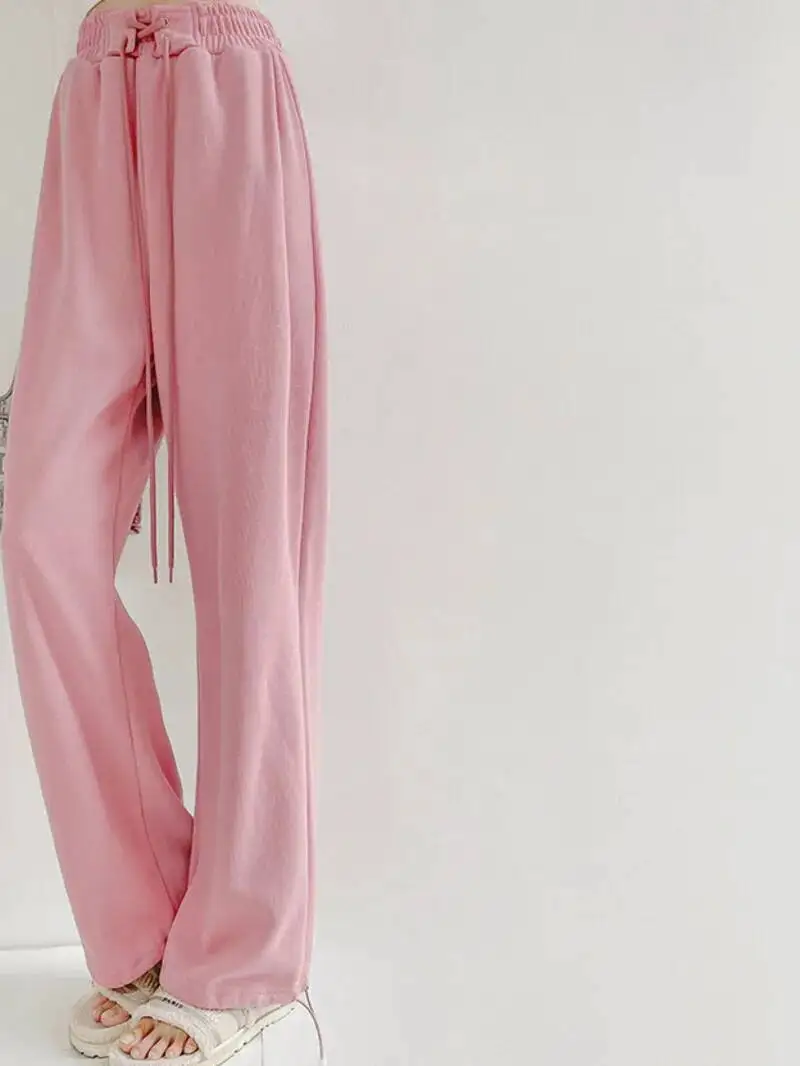 Женские повседневные брюки в американском стиле с высокой талией и шнуровкой, летние, 2026, новые, универсальные, свободные, однотонные, в пол, спортивные брюки STU8
Женские повседневные брюки в американском стиле с высокой талией и шнуровкой, летние, 2026, новые, универсальные, свободные, однотонные, в пол, спортивные брюки STU8