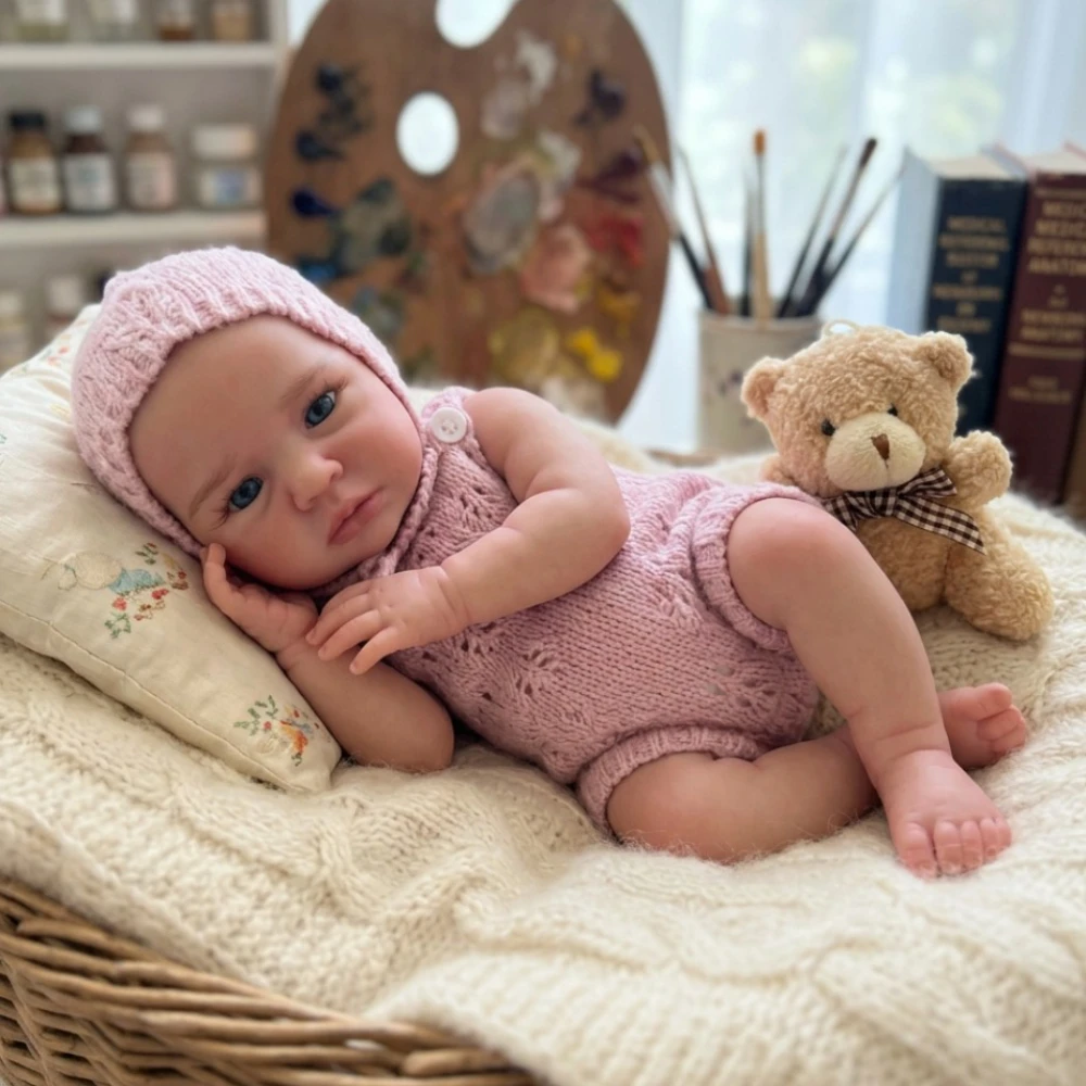 13 Inch Loulou Full Silicone Reborn Baby Girl Doll, Open Mouth Lifelike Newborn, Real Soft Touch Collectible Toy Gift
13 Inch Loulou Full Silicone Reborn Baby Girl Doll, Open Mouth Lifelike Newborn, Real Soft Touch Collectible Toy Gift