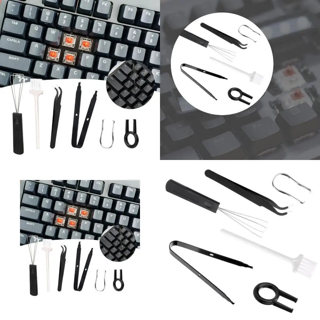 652F Versatile Keycap Removal Cleaning Brush Tool 6 Piece Set for Keycap Removal for Most Mechanical Keyboards 
652F Versatile Keycap Removal Cleaning Brush Tool 6 Piece Set for Keycap Removal for Most Mechanical Keyboards