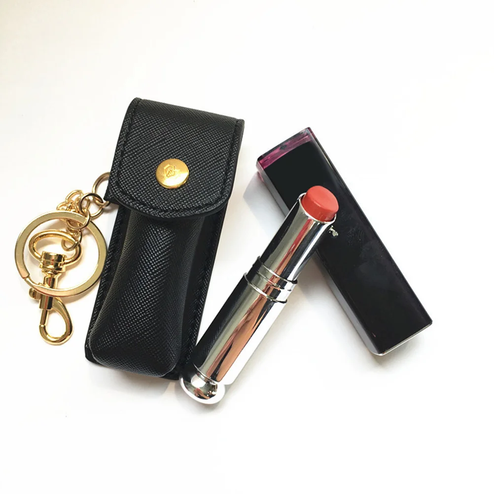 Black Lipstick Protective Case Holder Keychain Portable Small Pouch For Purse Travel Women Accessories Storage Bag
Black Lipstick Protective Case Holder Keychain Portable Small Pouch For Purse Travel Women Accessories Storage Bag