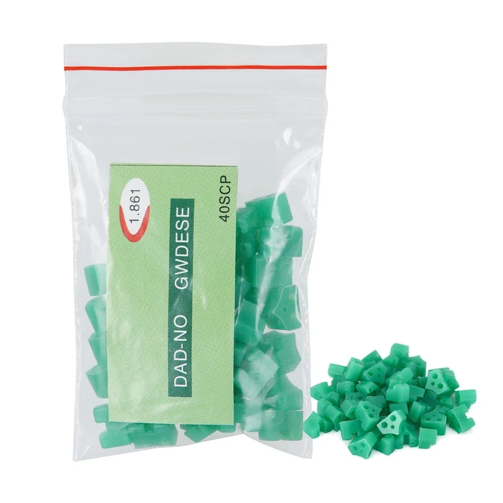 40Pcs/Bag Dental Silicone Add on Wedges Dental Gap Glue Particle High Temperature Forming Sheet Dental Laboratory Materials
40Pcs/Bag Dental Silicone Add on Wedges Dental Gap Glue Particle High Temperature Forming Sheet Dental Laboratory Materials