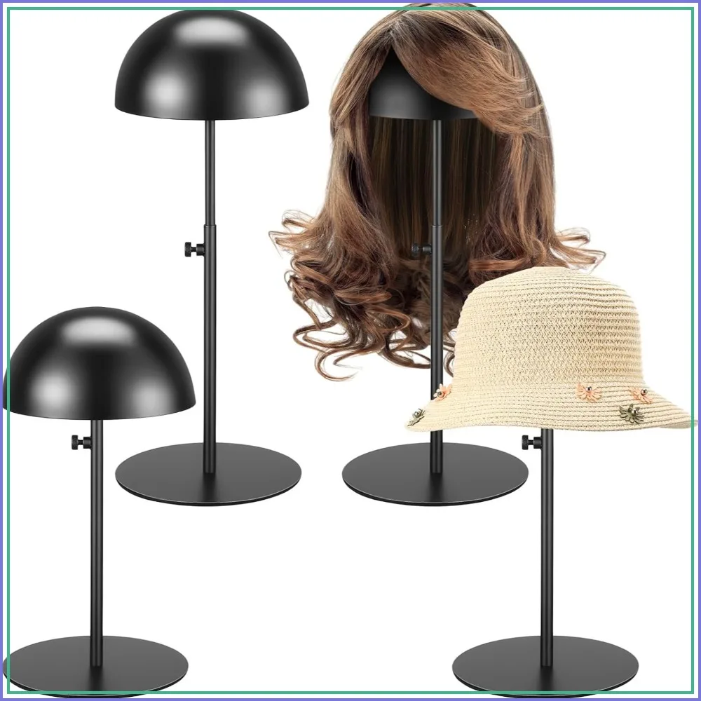 Adjustable Hat Display Stand 7.9-15.7inch, Non-Slip Stainless Steel Wig Head Holder for Hat Wig Storage Styling, Black
Adjustable Hat Display Stand 7.9-15.7inch, Non-Slip Stainless Steel Wig Head Holder for Hat Wig Storage Styling, Black