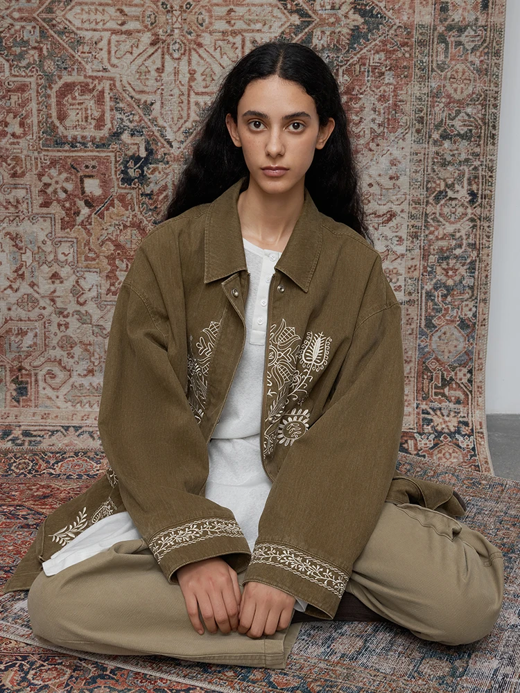 Хлопковая вышитая куртка-жакет свободного кроя в винтажном стиле для женщин, весна-осень, с цветочным принтом, удлиненная
Хлопковая вышитая куртка-жакет свободного кроя в винтажном стиле для женщин, весна-осень, с цветочным принтом, удлиненная