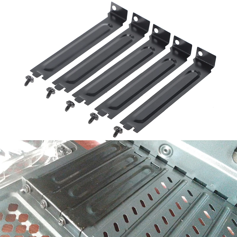 5Pcs PCI Slot Cover Bracket +Screws For PCI Expansion Dust Filter Blanking Plate
5Pcs PCI Slot Cover Bracket +Screws For PCI Expansion Dust Filter Blanking Plate