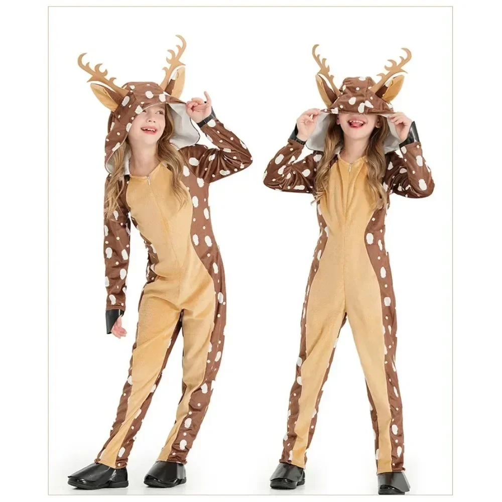 Christmas Costume Cosplay Cute Sika Deer Animal Khaki Spotted Deer Stage Performance Clothes Anime CosCostume
Christmas Costume Cosplay Cute Sika Deer Animal Khaki Spotted Deer Stage Performance Clothes Anime CosCostume