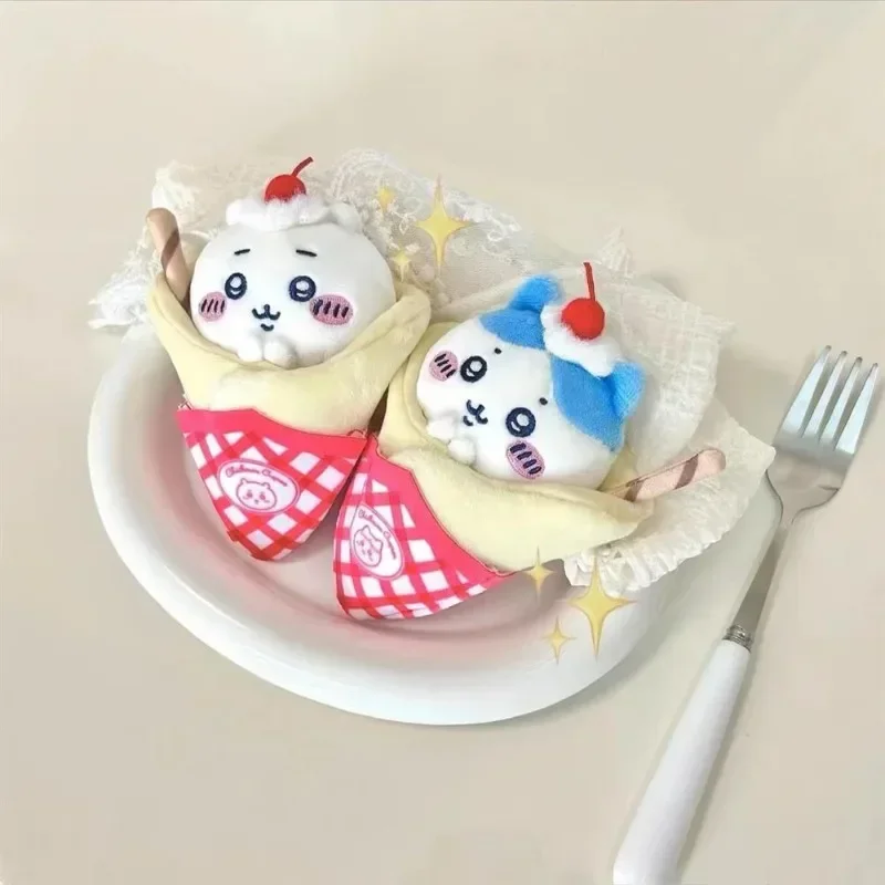 Anime Chiikawa Crepe Series Hachiware Kawaii Ice Cream Cone Cake Skin Plush Doll Usagi Girl Bag Pendant Keychain Decoration Gift
Anime Chiikawa Crepe Series Hachiware Kawaii Ice Cream Cone Cake Skin Plush Doll Usagi Girl Bag Pendant Keychain Decoration Gift