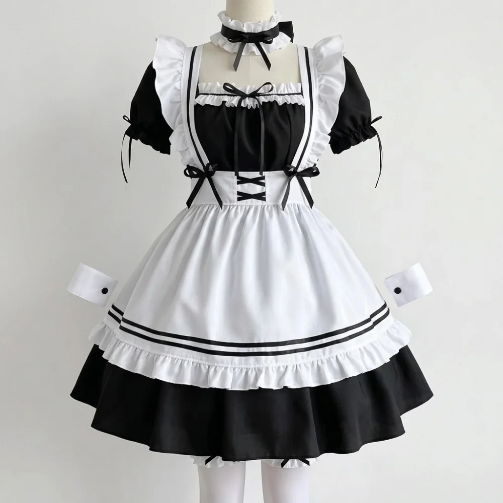 Maid Cosplay Lolita Costume Dress For Women And Girls Japan Animation Style Outfit Plus Size Cute Aesthetic Fancy Apparel
Maid Cosplay Lolita Costume Dress For Women And Girls Japan Animation Style Outfit Plus Size Cute Aesthetic Fancy Apparel
