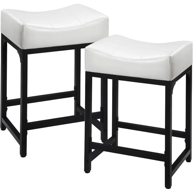 Bar Stools Set of 4, Counter Height Bar Stools 24" Black Stool, Stools for Kitchen Counter Support 300 LBS (Black)
Bar Stools Set of 4, Counter Height Bar Stools 24" Black Stool, Stools for Kitchen Counter Support 300 LBS (Black)