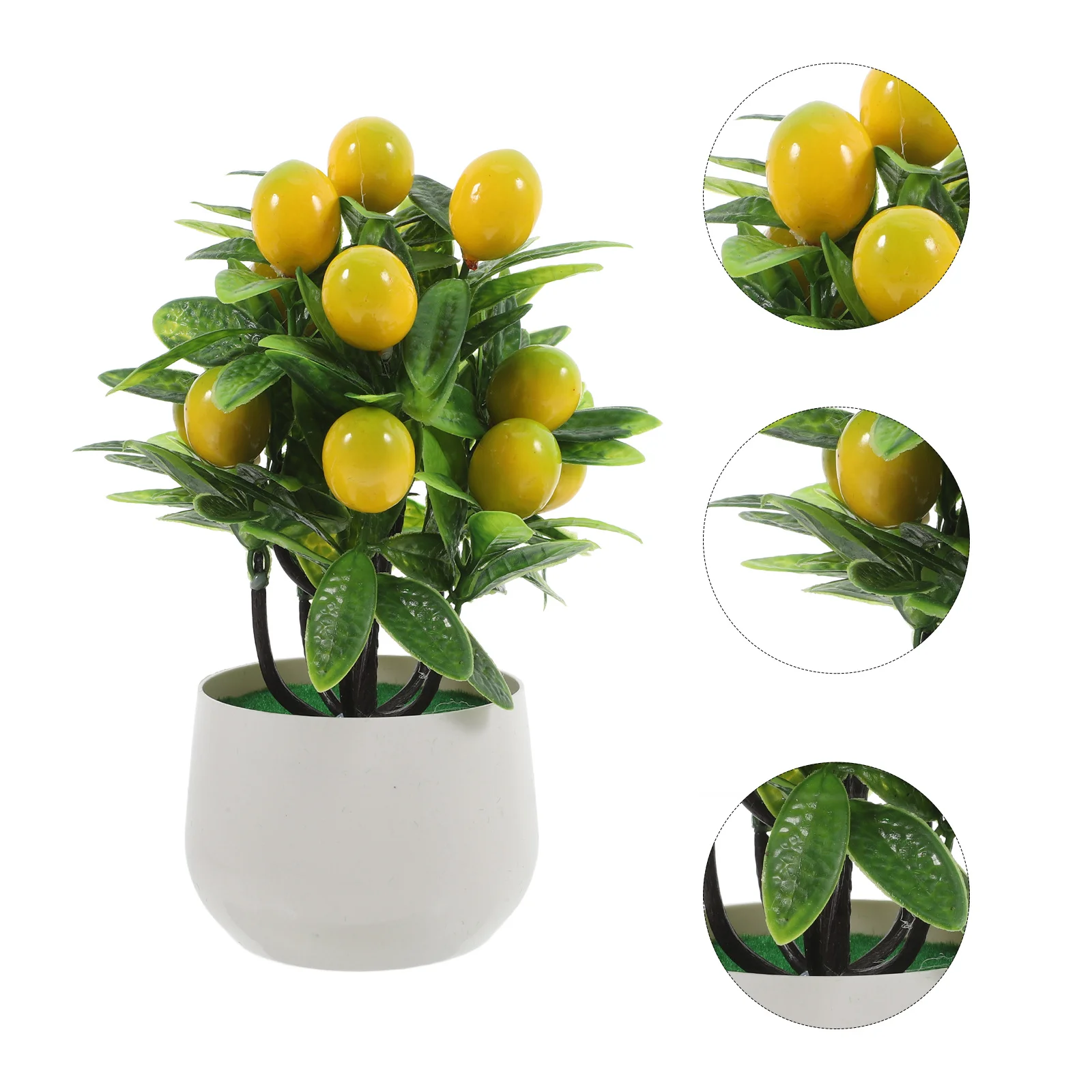 Artificial Bonsai Tree Fake Fruit Potted Plant Realistic Mini Faux Bonsai For Home Decor Kitchen Living Room Desktop Adornment
Artificial Bonsai Tree Fake Fruit Potted Plant Realistic Mini Faux Bonsai For Home Decor Kitchen Living Room Desktop Adornment