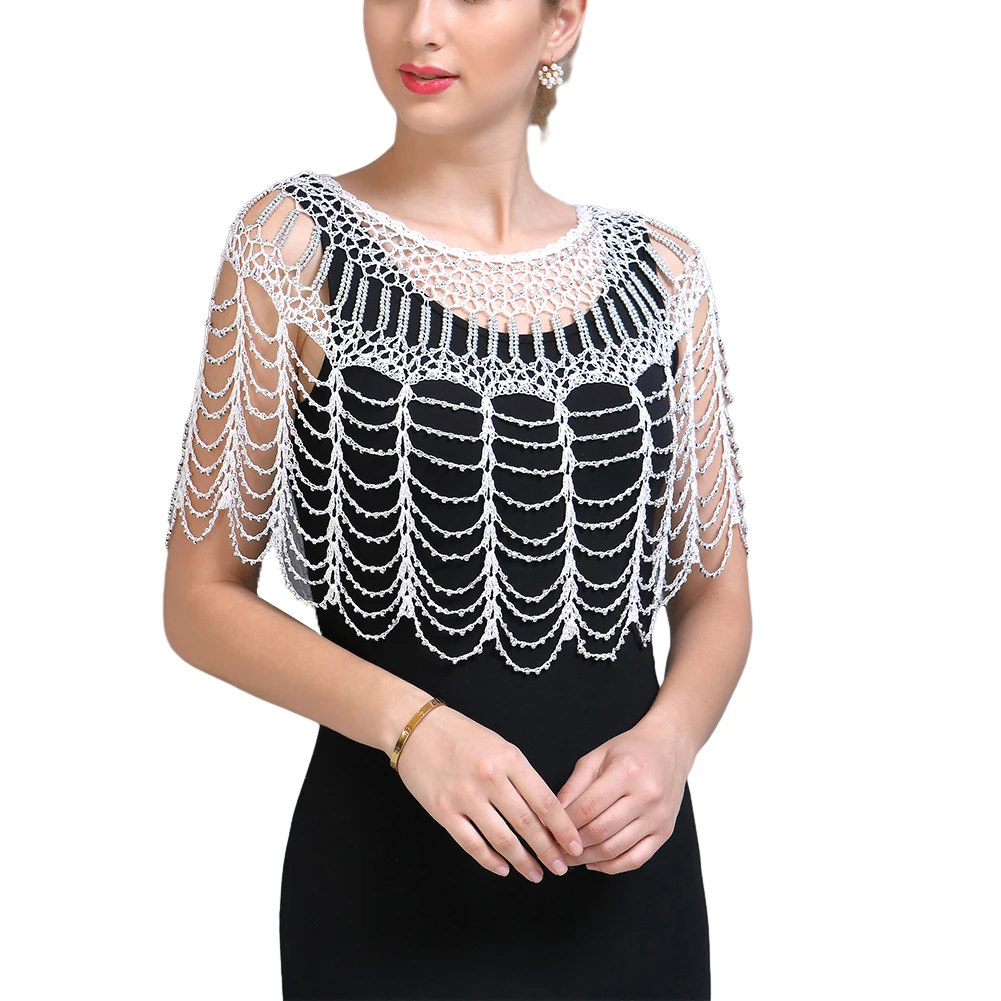 Fashion Women's Hollow Cape Bolero Flapper Cover Up Deco Dress Scarfs Evening Party Internetcelebrity Regular
Fashion Women's Hollow Cape Bolero Flapper Cover Up Deco Dress Scarfs Evening Party Internetcelebrity Regular