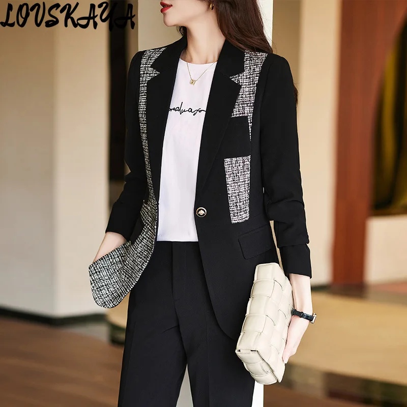 Black suit suit professional temperament work clothes small suit jacket women's spring and autumn new style
Black suit suit professional temperament work clothes small suit jacket women's spring and autumn new style