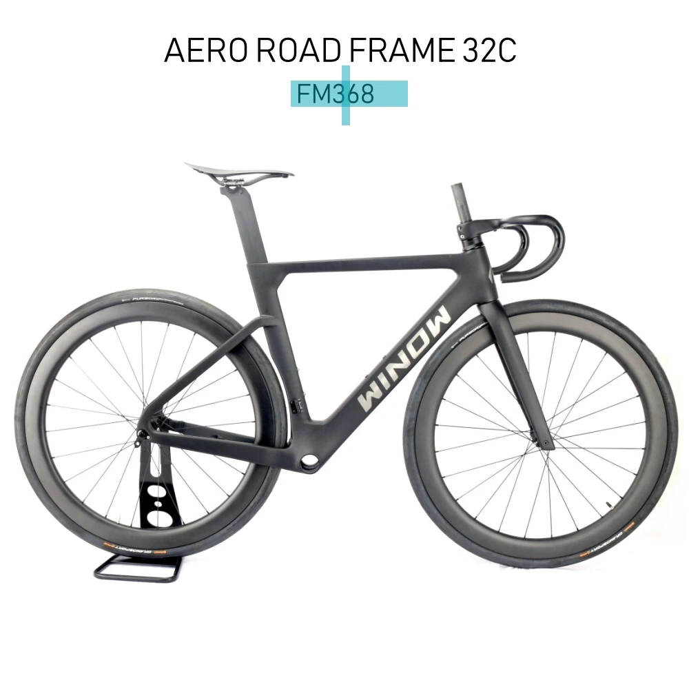 Winowsports FM368 Carbon Road Bike Frame Disc Brake Full Inner Cable Routing Bicycle BB386 700C x32C Bicycle Carbon Frame
Winowsports FM368 Carbon Road Bike Frame Disc Brake Full Inner Cable Routing Bicycle BB386 700C x32C Bicycle Carbon Frame