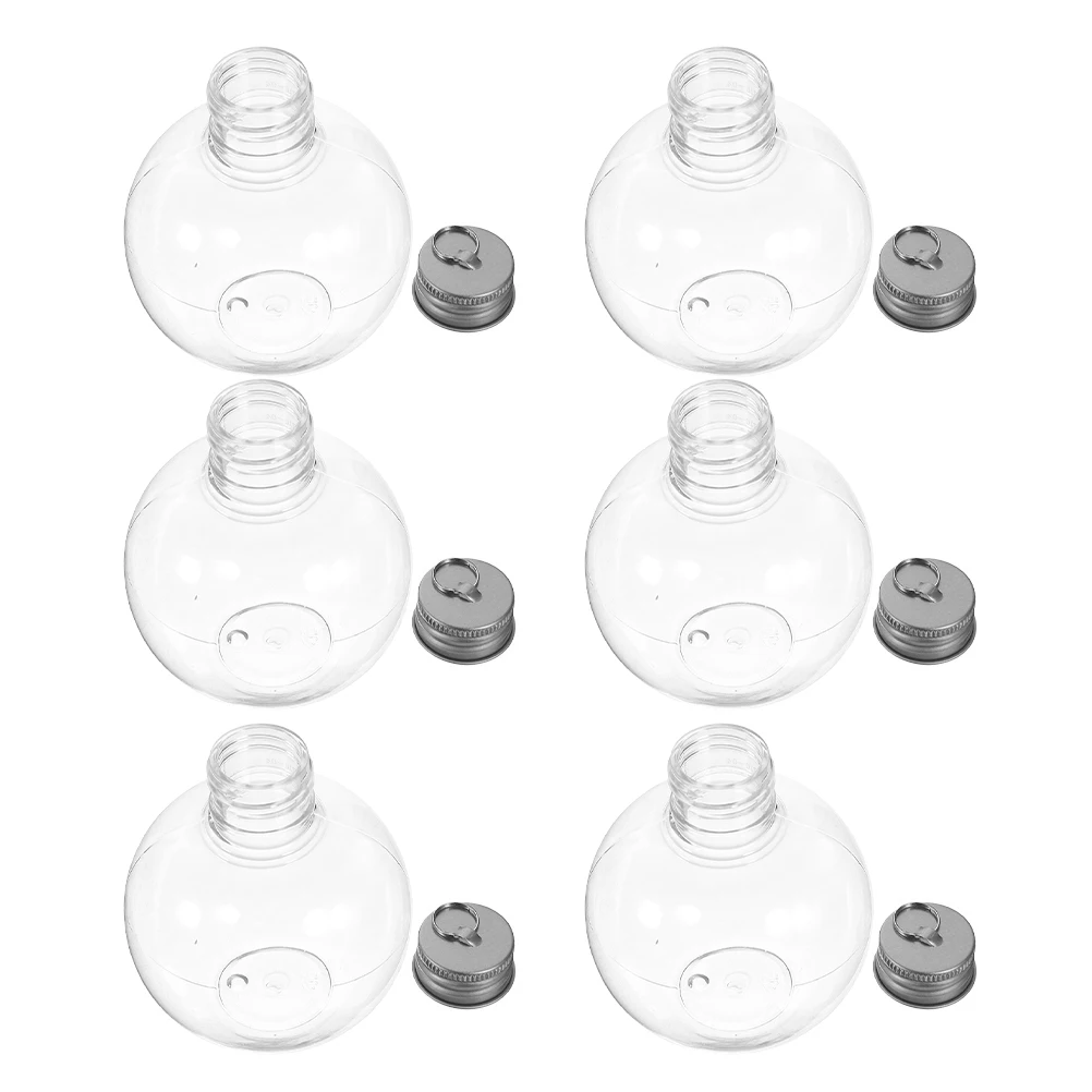 6pcs Transparent Round Ball Bottles 150ml Clear Plastic Ornaments for Christmas Wedding Party Cocktail
6pcs Transparent Round Ball Bottles 150ml Clear Plastic Ornaments for Christmas Wedding Party Cocktail