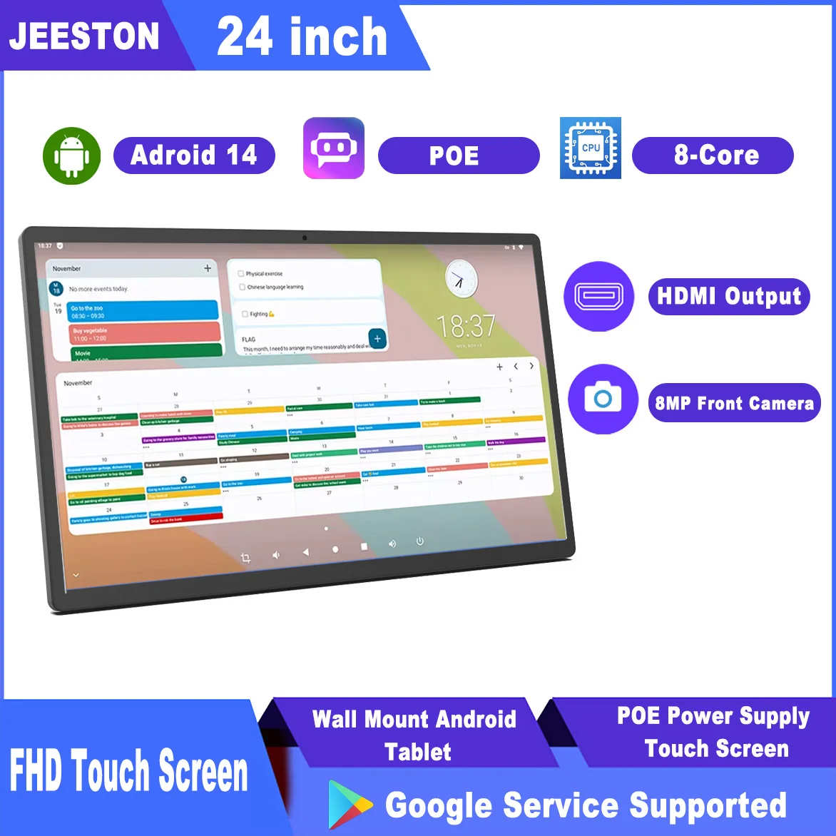 24 inch Family Shared Calendar The Digital Wall Calendar Touch Screen Seamlessly Syncs And Editschedules Together On One Screen
24 inch Family Shared Calendar The Digital Wall Calendar Touch Screen Seamlessly Syncs And Editschedules Together On One Screen
