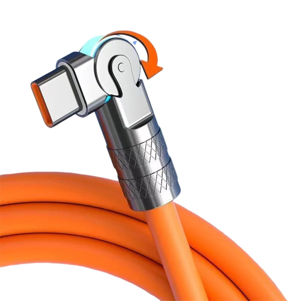 Data Cable 180 Rotatable Zinc Alloy Braided USB Mobile Phone Data Cable 120W 6A Quick Universal Super Fast Charging Cable New
Data Cable 180 Rotatable Zinc Alloy Braided USB Mobile Phone Data Cable 120W 6A Quick Universal Super Fast Charging Cable New
