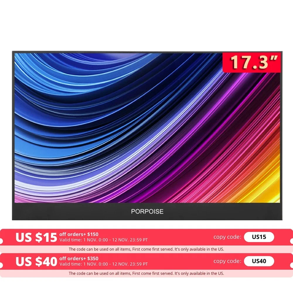Новый Ультрапортативный монитор 15,6-17,3 дюйма 1920*1080P IPS экран USB дисплей со складным держателем для HDMI PS3 PS4 XBOX
Новый Ультрапортативный монитор 15,6-17,3 дюйма 1920*1080P IPS экран USB дисплей со складным держателем для HDMI PS3 PS4 XBOX