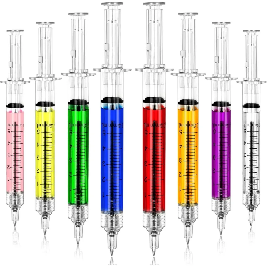 24Pcs Syringe Pen Mult Retractable Fun Nues Week Gifts Bulk Black Ink Novelty Pens Set Nue Accessories for Work and Nuing Schoo
24Pcs Syringe Pen Mult Retractable Fun Nues Week Gifts Bulk Black Ink Novelty Pens Set Nue Accessories for Work and Nuing Schoo