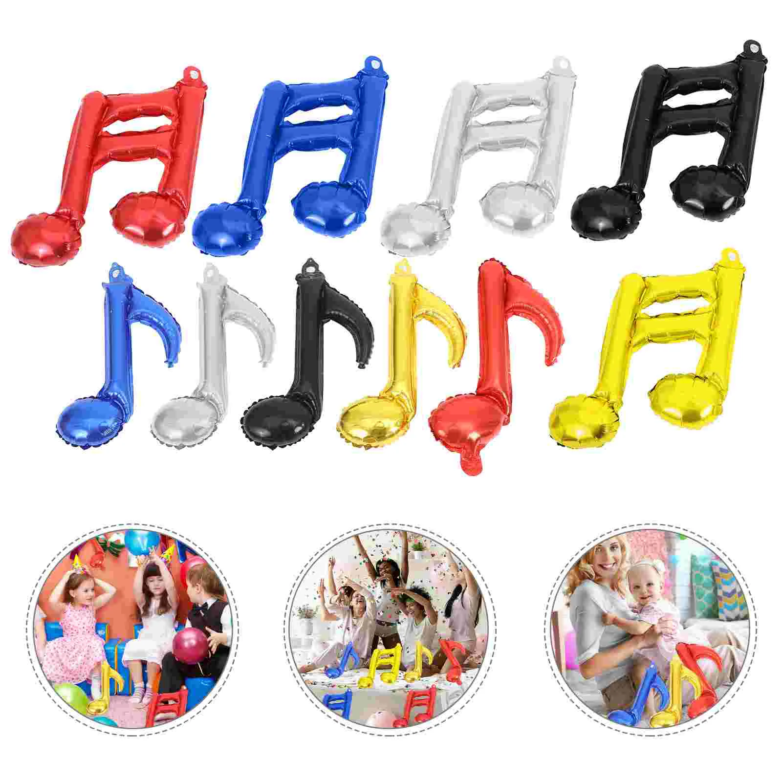 10Pcs Music Note Balloons Aluminum Foil Concert Decorations Party Supplies Metallic Balloons Festive Accessories Birthday
10Pcs Music Note Balloons Aluminum Foil Concert Decorations Party Supplies Metallic Balloons Festive Accessories Birthday