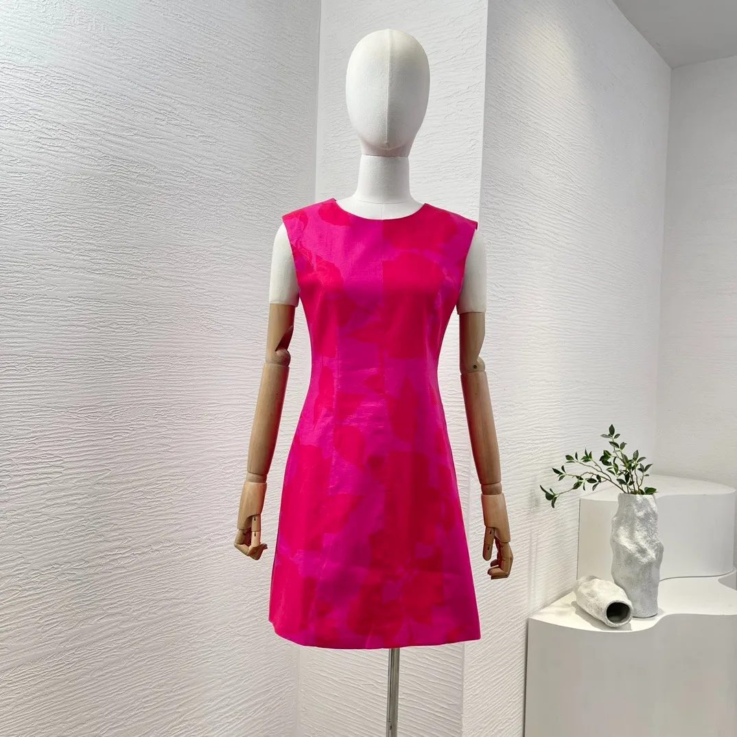 Top Quality Hotsweet 2024 New Summer Rose Red Sleeveless O-Neck Tank Print Women's Collection High Street Backless Mini Dress
Top Quality Hotsweet 2024 New Summer Rose Red Sleeveless O-Neck Tank Print Women's Collection High Street Backless Mini Dress