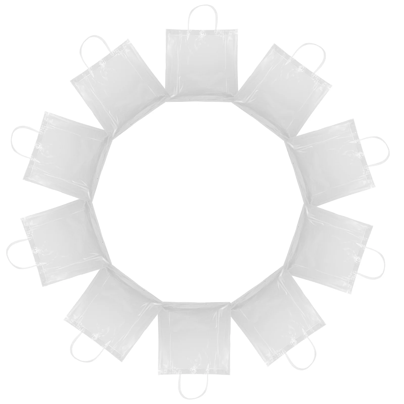 10pcs Clear Tote Bags PVC Handled Gift Packaging Medium Size Transparent Shopping Swag Bulk Women Present Candy Flower
10pcs Clear Tote Bags PVC Handled Gift Packaging Medium Size Transparent Shopping Swag Bulk Women Present Candy Flower