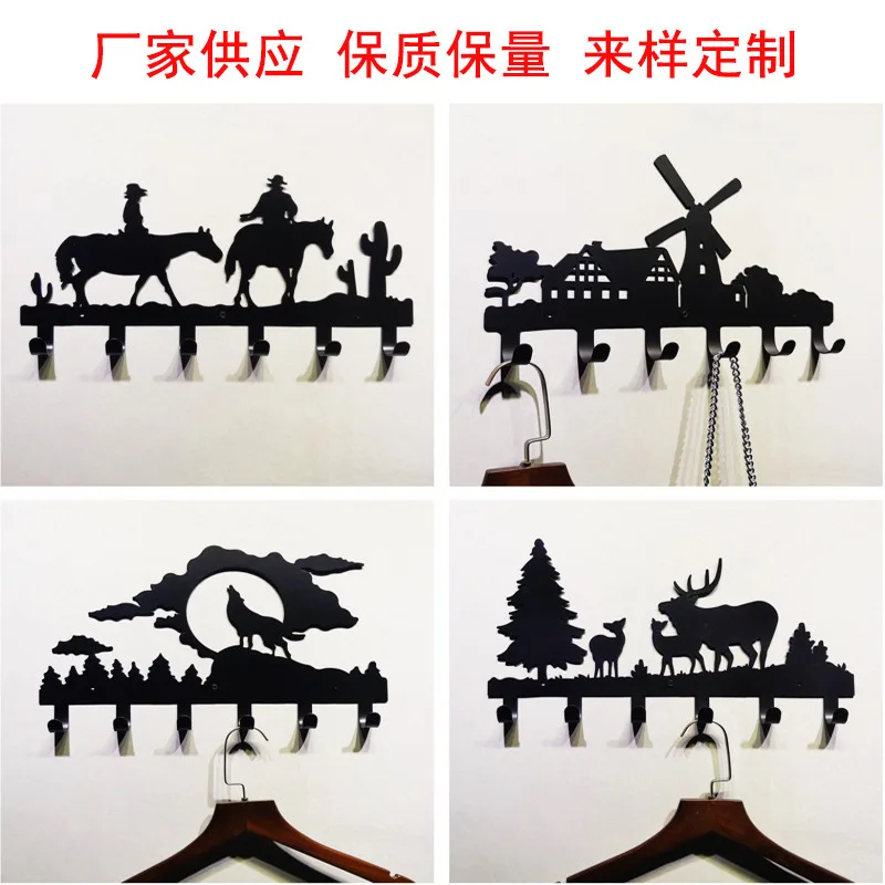 Декоративный крючок для хранения ключей, металлический креативный крючок из кованого железа
Декоративный крючок для хранения ключей, металлический креативный крючок из кованого железа