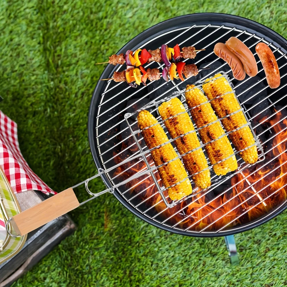 Creative Folding Handle Corn Grill Tongs Household Anti-Scald Barbecue Tongs Outdoor Cooking Corn Grill Tongs
Creative Folding Handle Corn Grill Tongs Household Anti-Scald Barbecue Tongs Outdoor Cooking Corn Grill Tongs