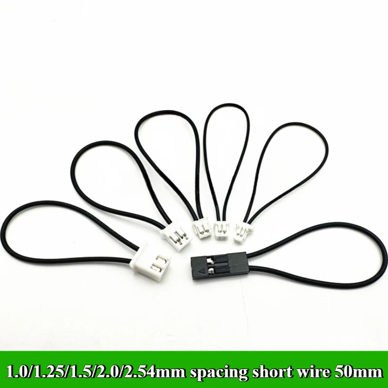 5/10/30/50/100Pcs/lot SH1.0/MX1.25/ZH1.5/PH2.0/XH2.54/DuPont2.54mm spacing short wire terminal jumper length 50mm
5/10/30/50/100Pcs/lot SH1.0/MX1.25/ZH1.5/PH2.0/XH2.54/DuPont2.54mm spacing short wire terminal jumper length 50mm