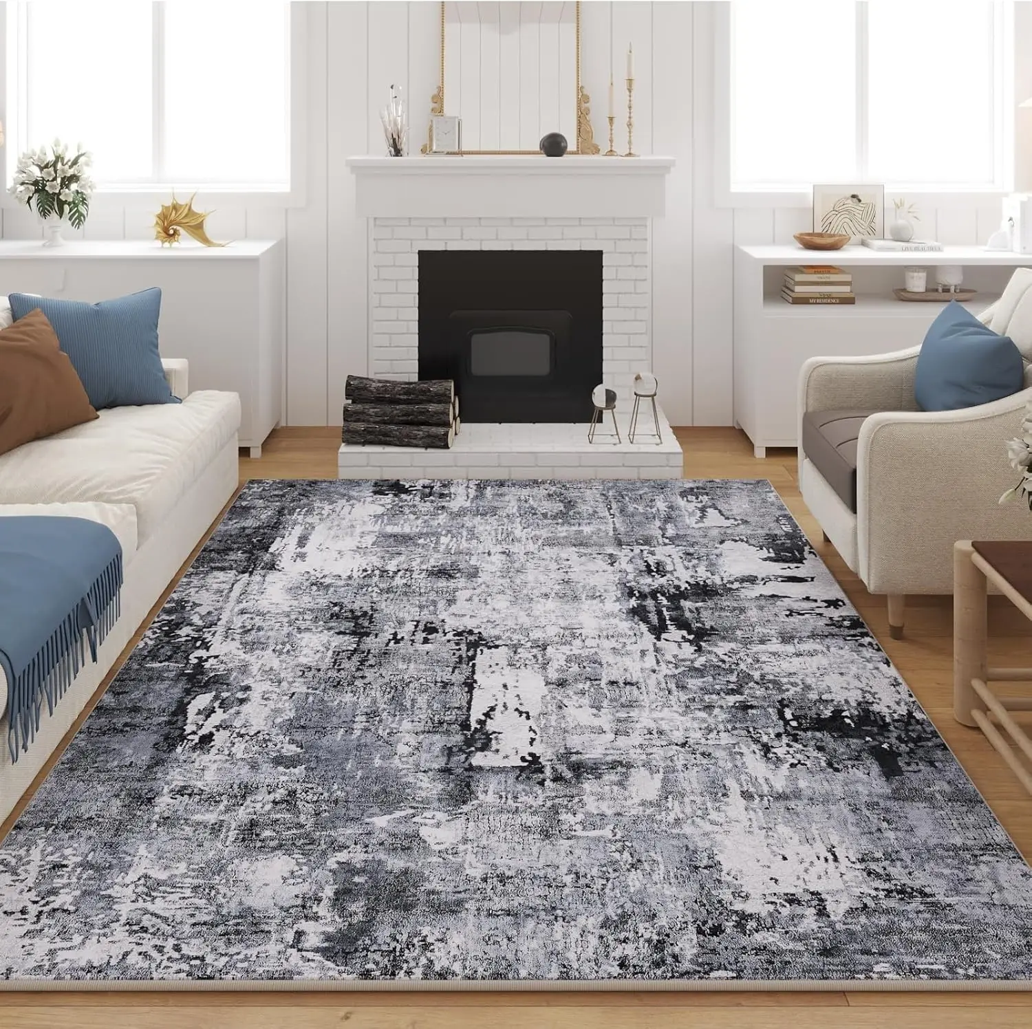 Rug Washable Boho Rug Soft Non-Slip Non-Shedding Faux Wool Vintage Rug for Living Room, Farmhouse, Dining Room, Indoor, Kids
Rug Washable Boho Rug Soft Non-Slip Non-Shedding Faux Wool Vintage Rug for Living Room, Farmhouse, Dining Room, Indoor, Kids