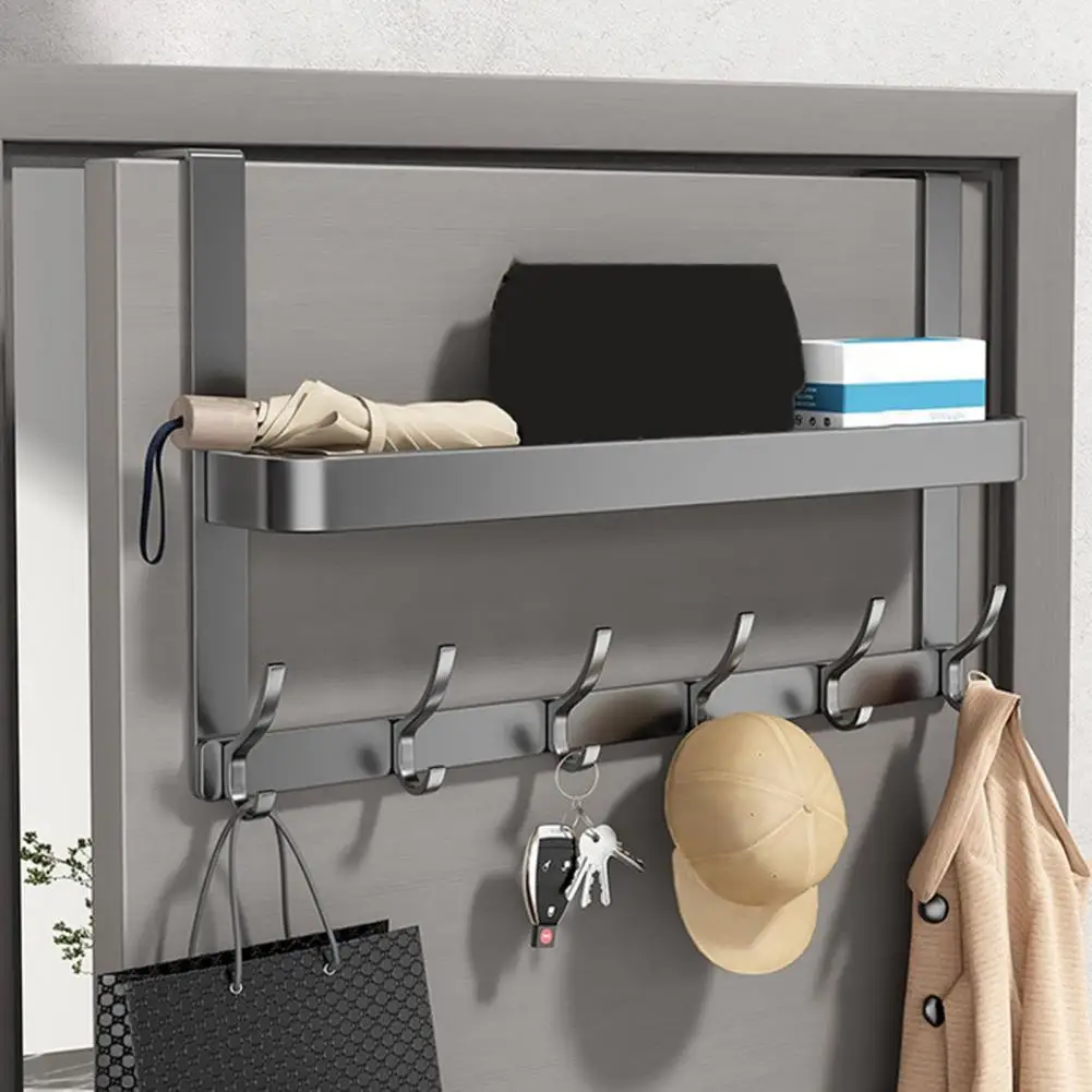 Double Layer Door Rack - Heavy Duty No Drill Hanger with Storage Shelf, Space Saving Organizer for Bathroom Bedroom Clothes Hats
Double Layer Door Rack - Heavy Duty No Drill Hanger with Storage Shelf, Space Saving Organizer for Bathroom Bedroom Clothes Hats