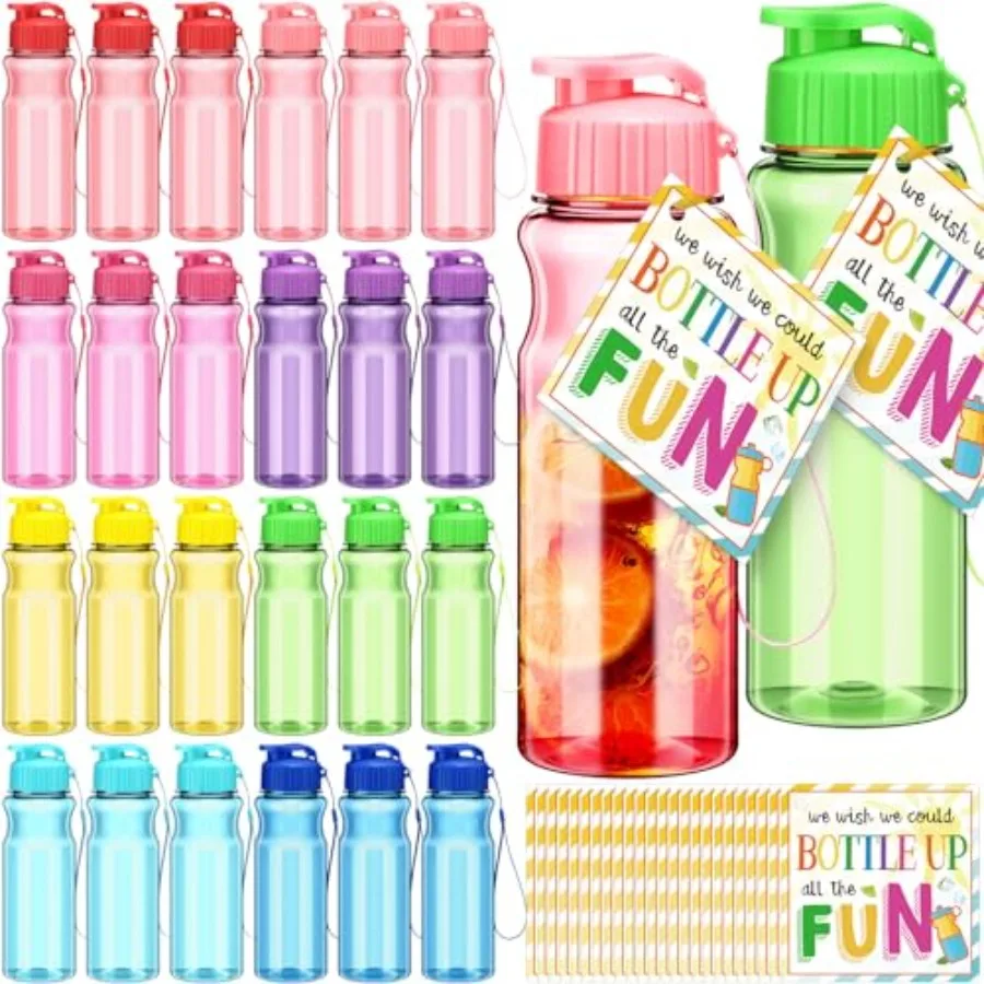 Pack Water Bottles for School Bulk 18 oz Leakproof Reusable Sports Water Bottles Decorations End of The Year Gifts for Students
Pack Water Bottles for School Bulk 18 oz Leakproof Reusable Sports Water Bottles Decorations End of The Year Gifts for Students