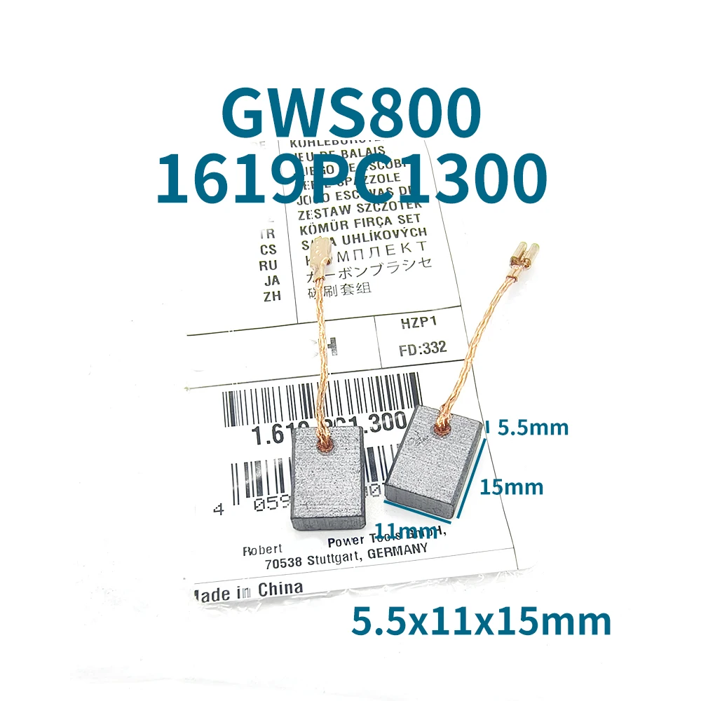 Угольные щетки для угловой шлифовальной машины BOSCH GWS800 GWS 800 1619PC1300, оригинальные аксессуары для угольных щеток, замена
Угольные щетки для угловой шлифовальной машины BOSCH GWS800 GWS 800 1619PC1300, оригинальные аксессуары для угольных щеток, замена