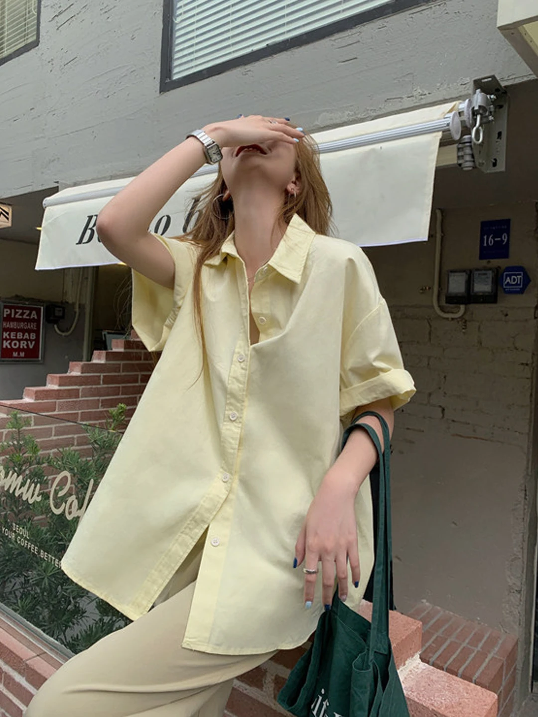 Casual Loose Women's Short Sleeve Shirt Korean Style Simple Summer Fashion High End Feeling Versatile Top Breathable Comfortable
Casual Loose Women's Short Sleeve Shirt Korean Style Simple Summer Fashion High End Feeling Versatile Top Breathable Comfortable