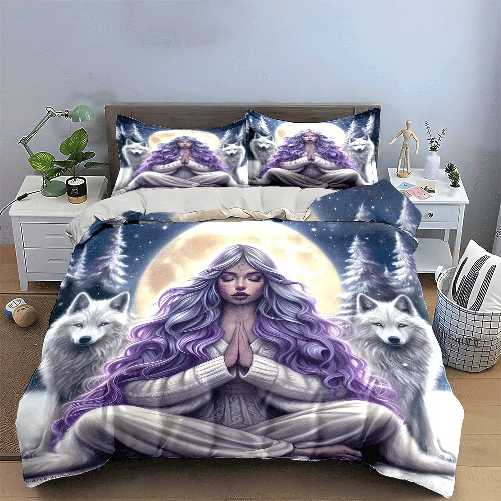 "Winter Serenity Meditation Set" Exquisite three-piece bedding set gift for kids and adults
"Winter Serenity Meditation Set" Exquisite three-piece bedding set gift for kids and adults