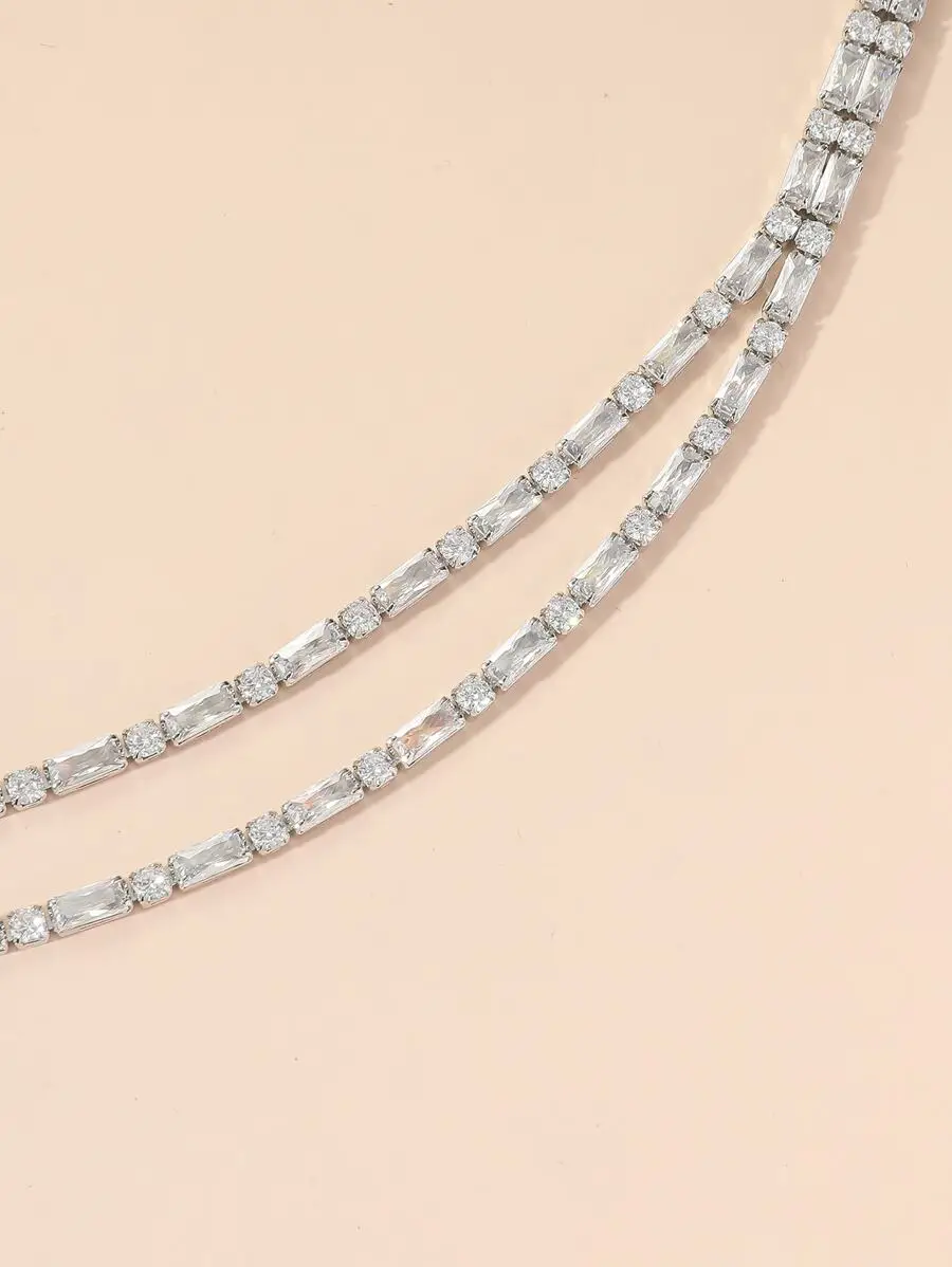 Double Layer Zirconia Crystal Choker Necklace For Women Evening Party Fashion
Double Layer Zirconia Crystal Choker Necklace For Women Evening Party Fashion